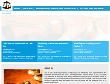 Tablet Screenshot of mauritiuslawsociety.com